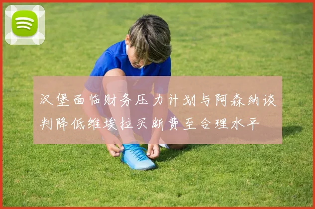 汉堡面临财务压力计划与阿森纳谈判降低维埃拉买断费至合理水平